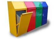 Folding trash can - large 1021