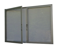 Double-winged single-sided showcase HD40 - 18 x A4