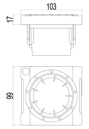 Holder of NC tools ISO / SK 50, size E3 - 2