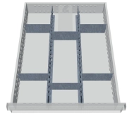 Metal division of drawers 113A