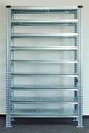 Screwless shelf rack 1972 x 1124 x 410 mm