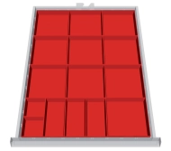 Plastic dividing insert 119A