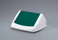Lid for DURABIN SQUARE 40 hinged trash can - color green