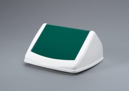 Lid for DURABIN SQUARE 40 hinged trash can - color green