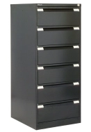 A5 metal card filing cabinet Bisley BCF96