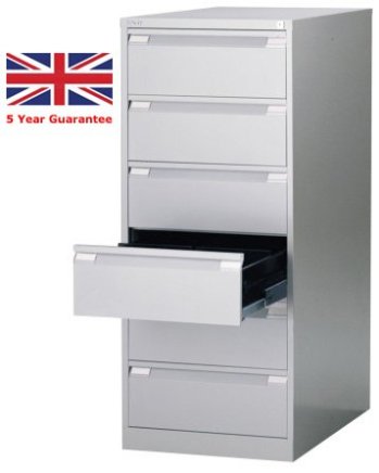 A5 metal card filing cabinet Bisley BCF96 - 5