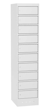 Laptop cabinet SZNL 4110 - 10 compartments with sockets and USB A+C