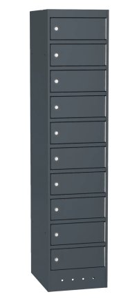 Laptop cabinet SZNL 4110 - 10 compartments with sockets and USB A+C - 3