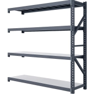 Add-on shelving unit MIRA height 2000 mm, depth 500 mm