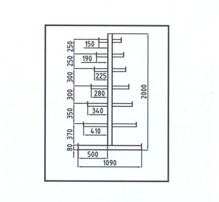 Double-sided tree rack type 97849 - 1