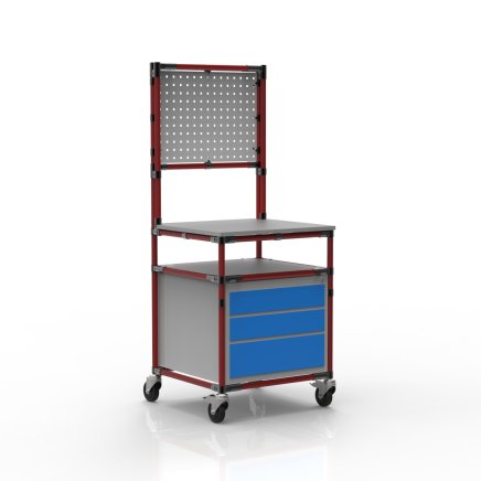 Workshop tool trolley from tubular system 24102303 - 2