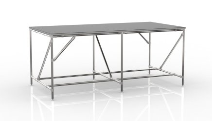 Workshop table from tube system 22042004