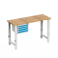 Workshop height-adjustable workbench EN_02_1514