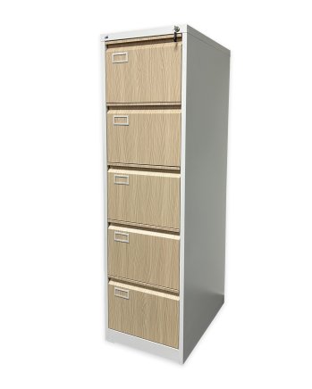 Five-drawer filing cabinet V05 for A4 format