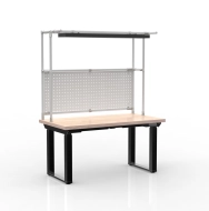 Electric height-adjustable packing table with an extension 24111936