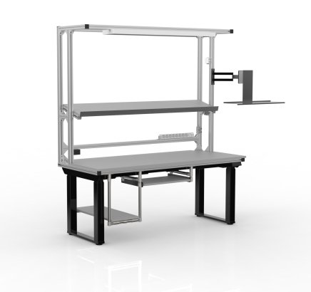 Electric height-adjustable workstation with an extension 24100902 - 4