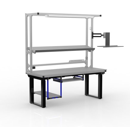 Electric height-adjustable workstation with an extension 24100902 - 3