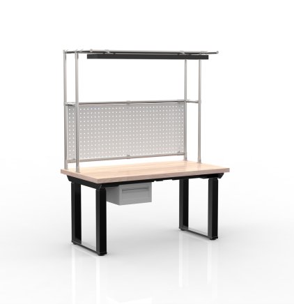 Electric height-adjustable desk with a container and one drawer 24111937 - 4