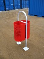 Hanging double trash can 1016