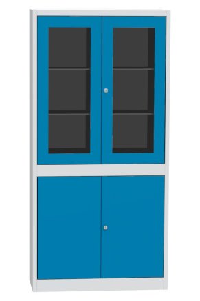 Cabinet with glass and solid doors Kovos SPS K1A - 5