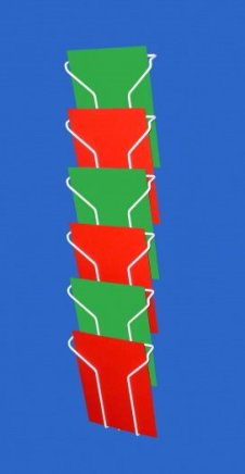 Hanging stands for brochures for A4 format