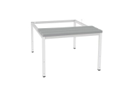Bench economy with legs and rectification P323 W grey plastic