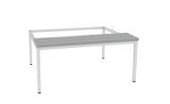Bench economy with legs and rectification P333 W grey plastic