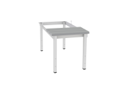 Bench economy with legs and rectification P413 W grey plastic
