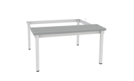 Bench economy with legs and rectification P423 W grey plastic