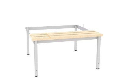 Bench economy with legs and rectification P423 W wood