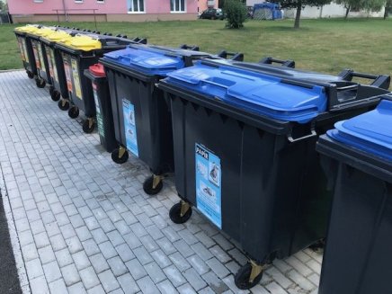 Plastic dustbin SPLIT LID - 6