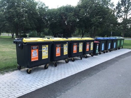 Plastic dustbin SPLIT LID - 5