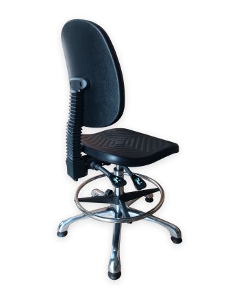 Antistatic ESD workshop chair with circle and glides E04H 1+1 FREE - 2
