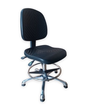 Antistatic ESD workshop chair with circle and glides E04H 1+1 FREE - 3