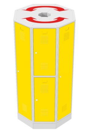 Revolving set of wardrobes RAS P1A