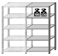 Extension rack FIX RAL type 68010