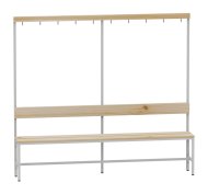 Changing room bench A6810 - width 2000 mm