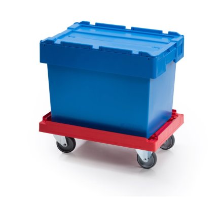 Chassis for HL crates - 2 swivel wheels - 7