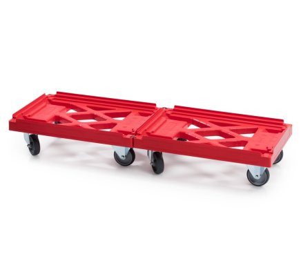 Chassis for HL crates - 2 swivel wheels - 4