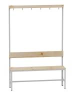Changing room bench A6840 - width 1200 mm