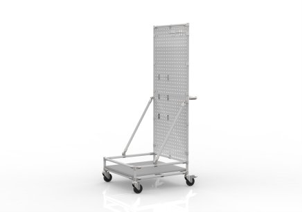Cleaning cart for compliance with 5S