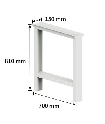 Workshop table with base container HD_01_20D - 2