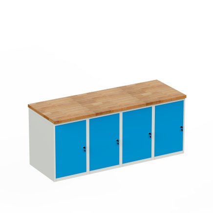Workshop table with base container HD_20DDDD