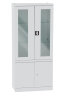 Cabinet with glass and solid doors Malow NSML 114