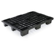 Plastic pallet light stackable h. 130 x w. 800 x d. 1200 mm