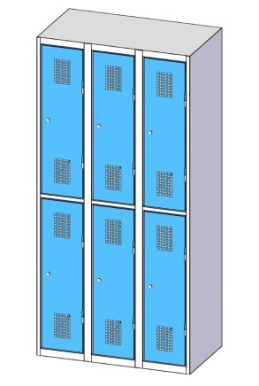 Divided wardrobe XS96-18P - 3