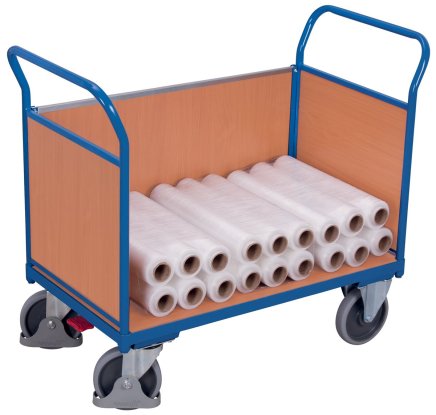 Platform trolley with three wooden fillings sw-600.302 - 2