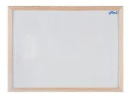 One-piece magnetic board, wooden frame 40 x 60 cm