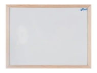 One-piece magnetic board, wooden frame 40 x 60 cm