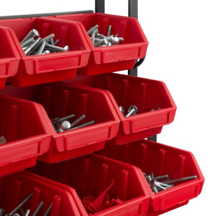 Fixing Wall Max plastic panel with tool holders and Ergoboxes - 2